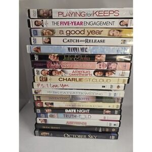DVD Lot Of 18 Movies Various Genres Titles Actors Working Tested All Are Used